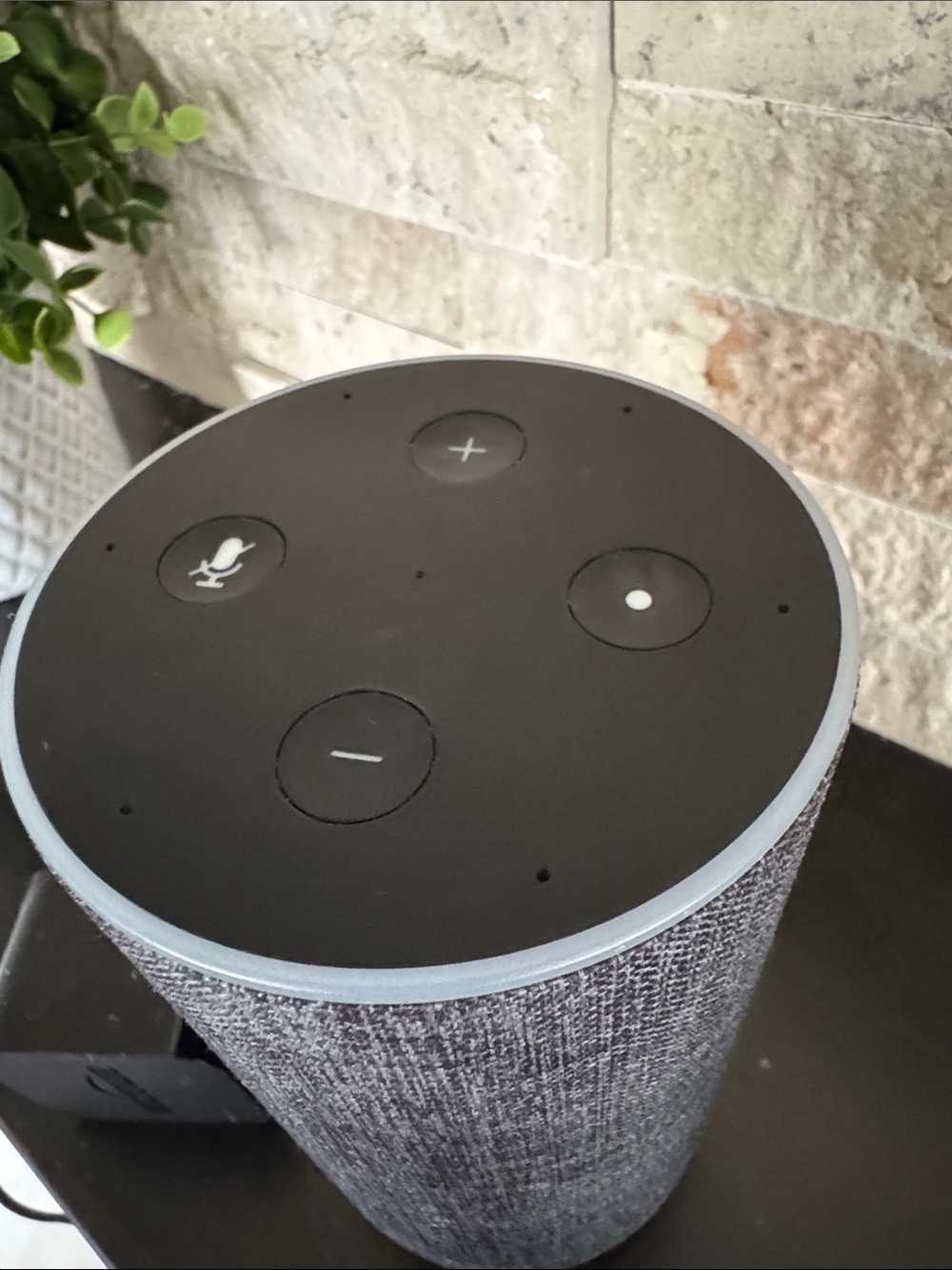 Amazon Echo 2nd Generation Fabric Smart Speaker in Charcoal Gray - Picture 5 of 5